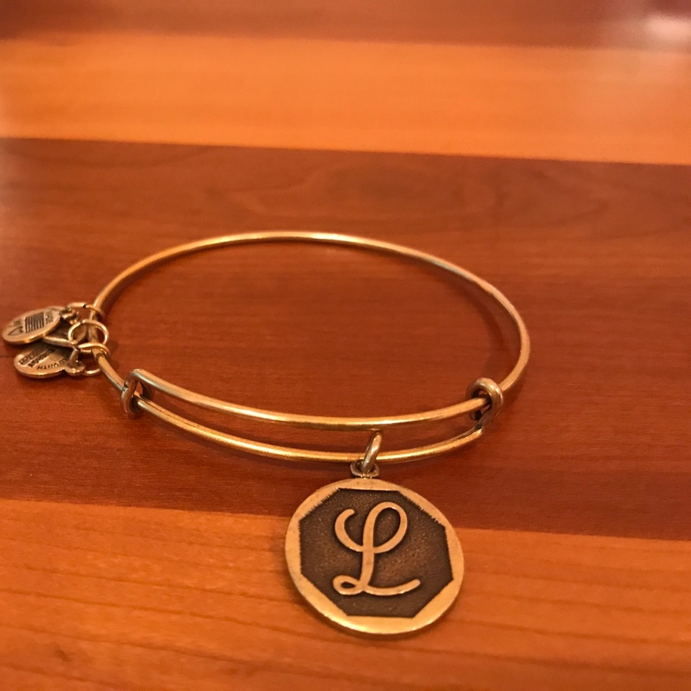 Alex & Ani "L" bracelet