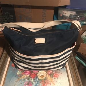 Kate spade navy diaper bag