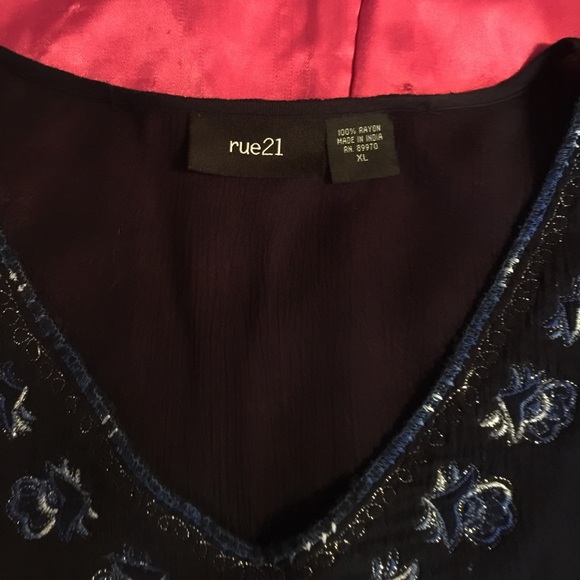 Rue 21 Boho Top XL - Picture 4 of 4