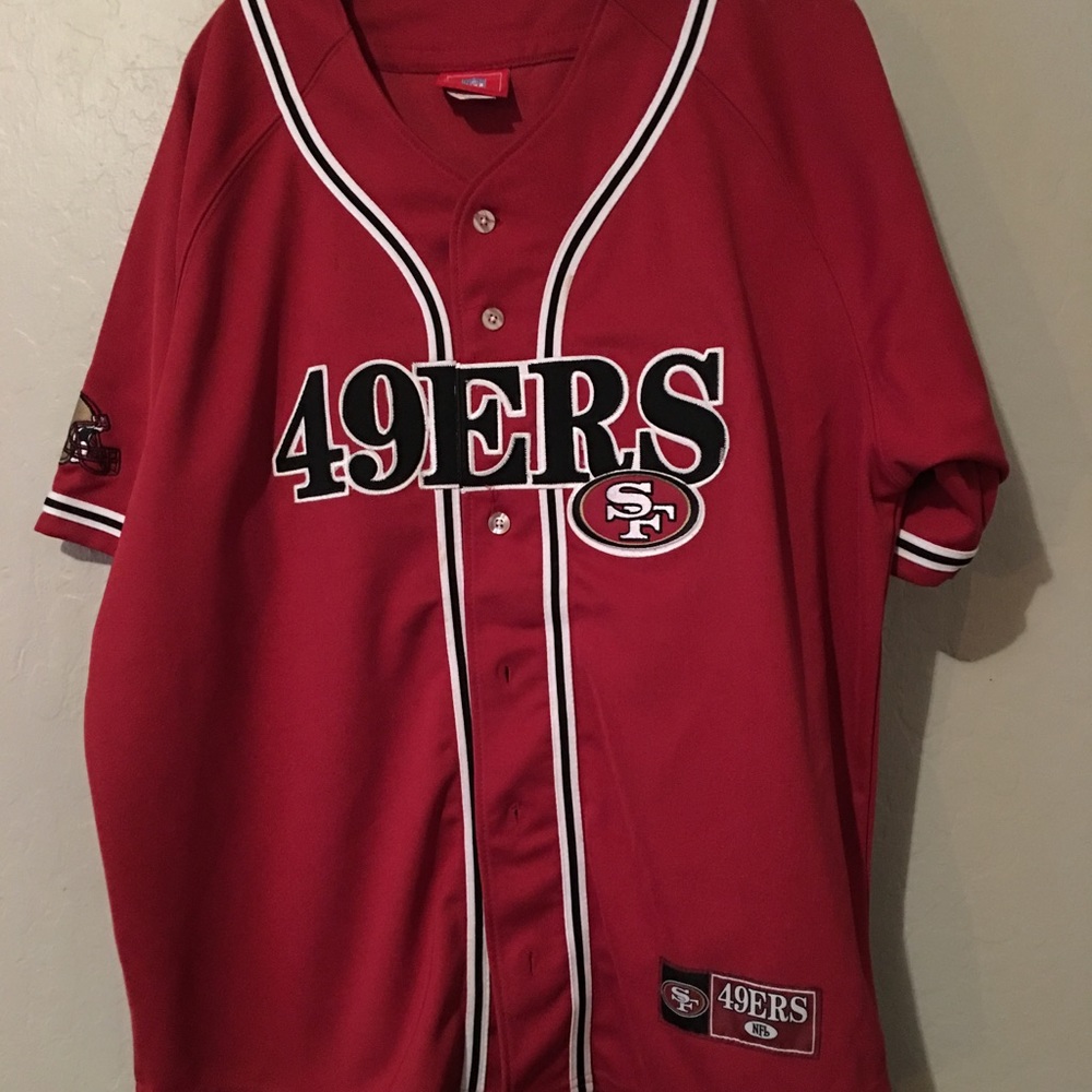 49ers Baseball Style Jersey