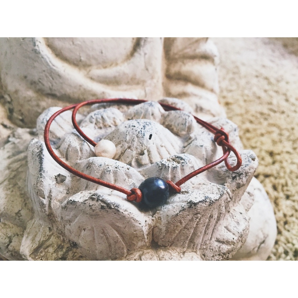 Peacock Pearl Necklace Choker Women Hobo Single