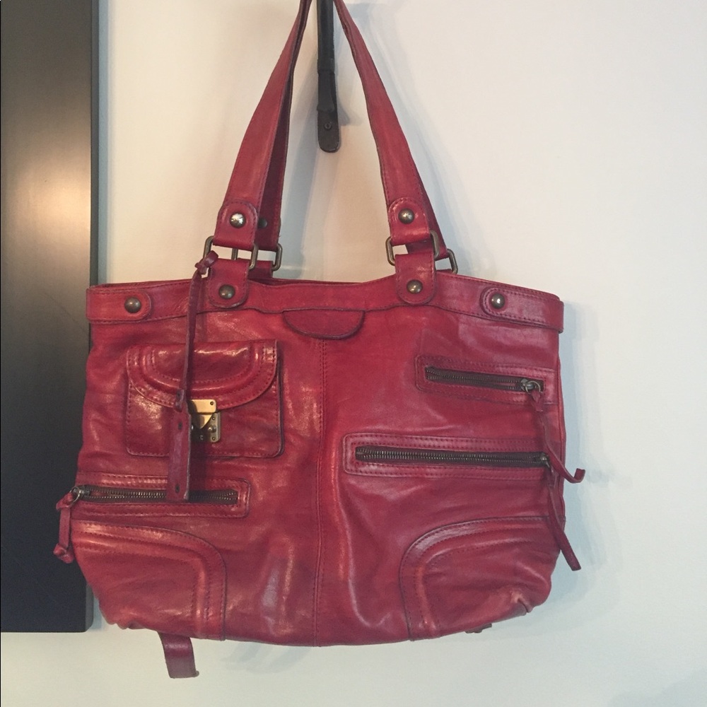 Via Republica red leather bag!