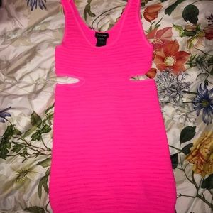 Pink bebe bodycon dress