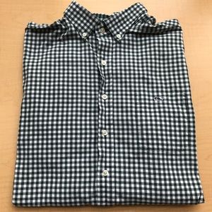 Vineyard Vines Green Gingham Button Down Shirt XL