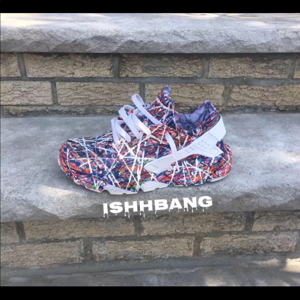 Custom Customized Splatter Huaraches - Picture 3 of 6