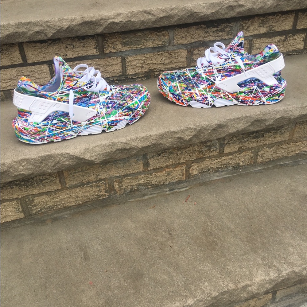 Custom Customized Splatter Huaraches - Picture 4 of 6
