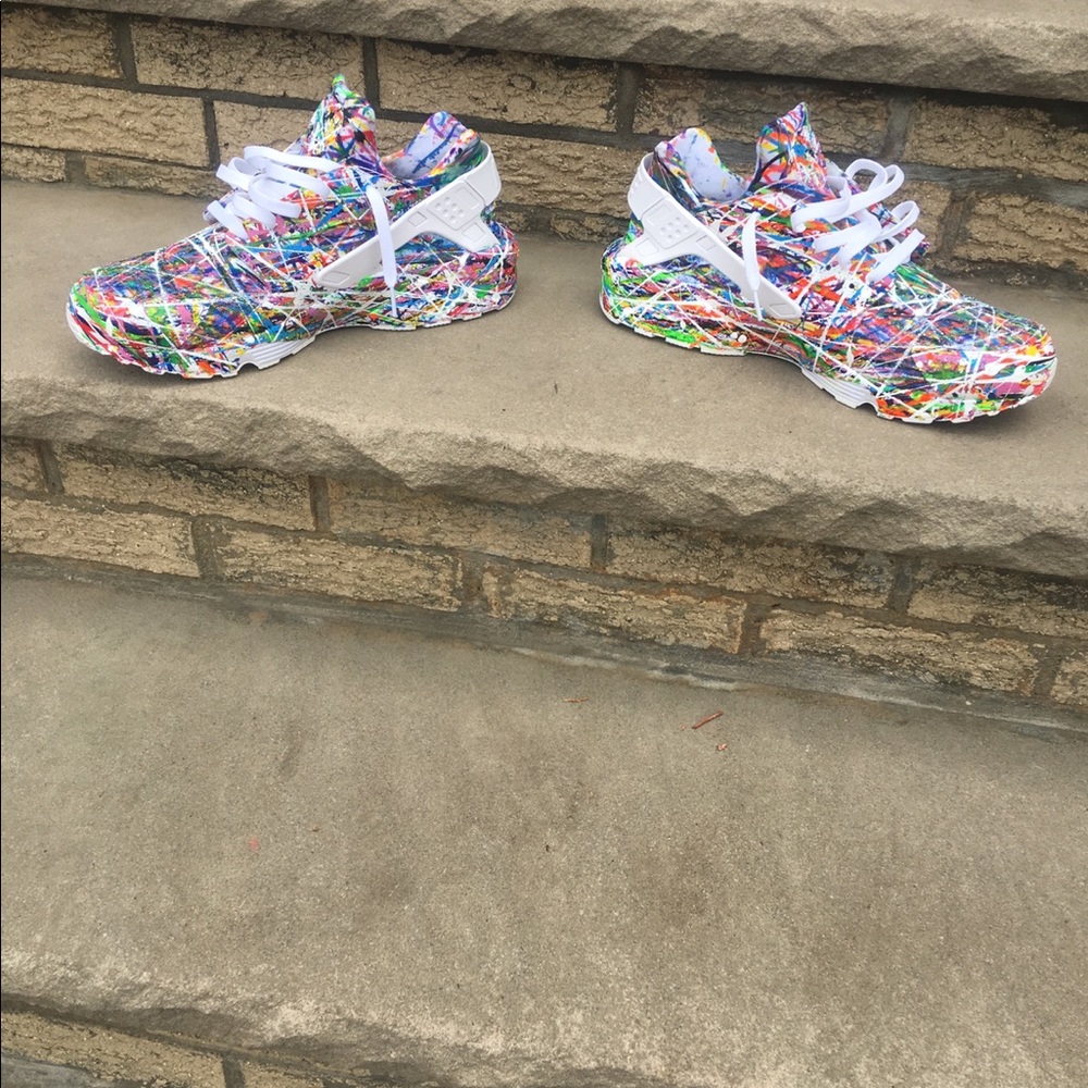 Custom Customized Splatter Huaraches - Picture 6 of 6