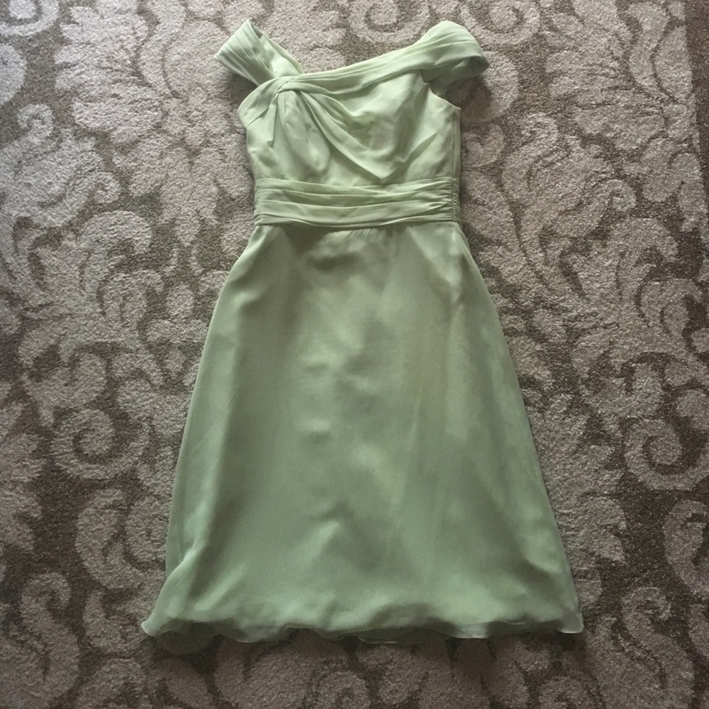 Seafoam bridesmaid dress