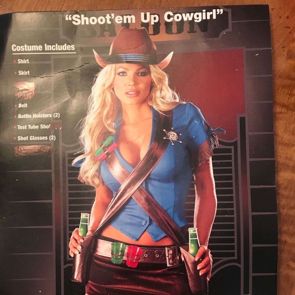 Cowgirl costume! Halloween!