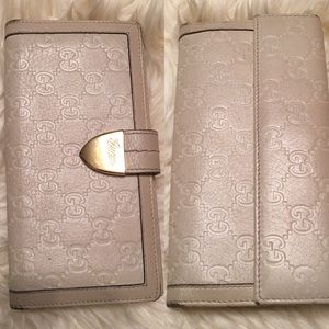 Gucci white leather wallet Gucci white leather wallet