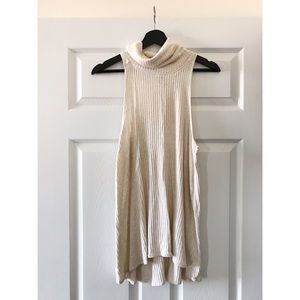 Free People Rollneck Sweater Tank