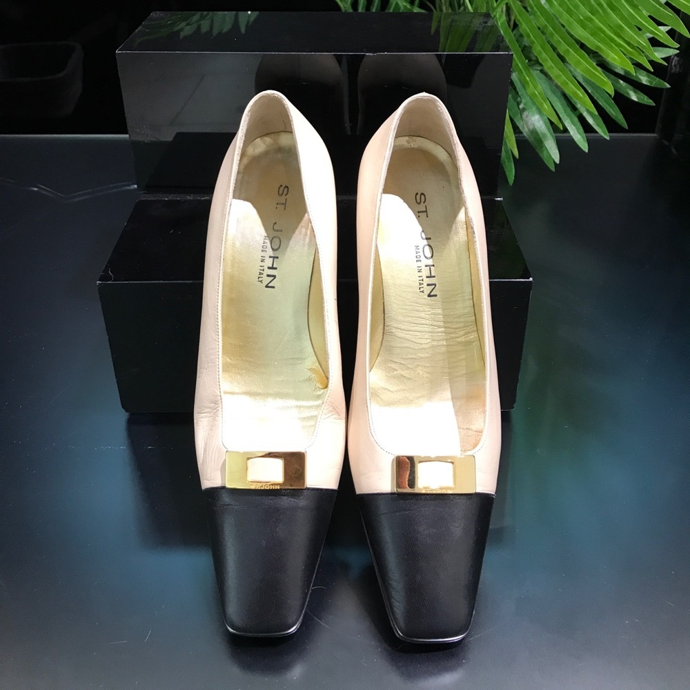 St. John Block Heel Loafer