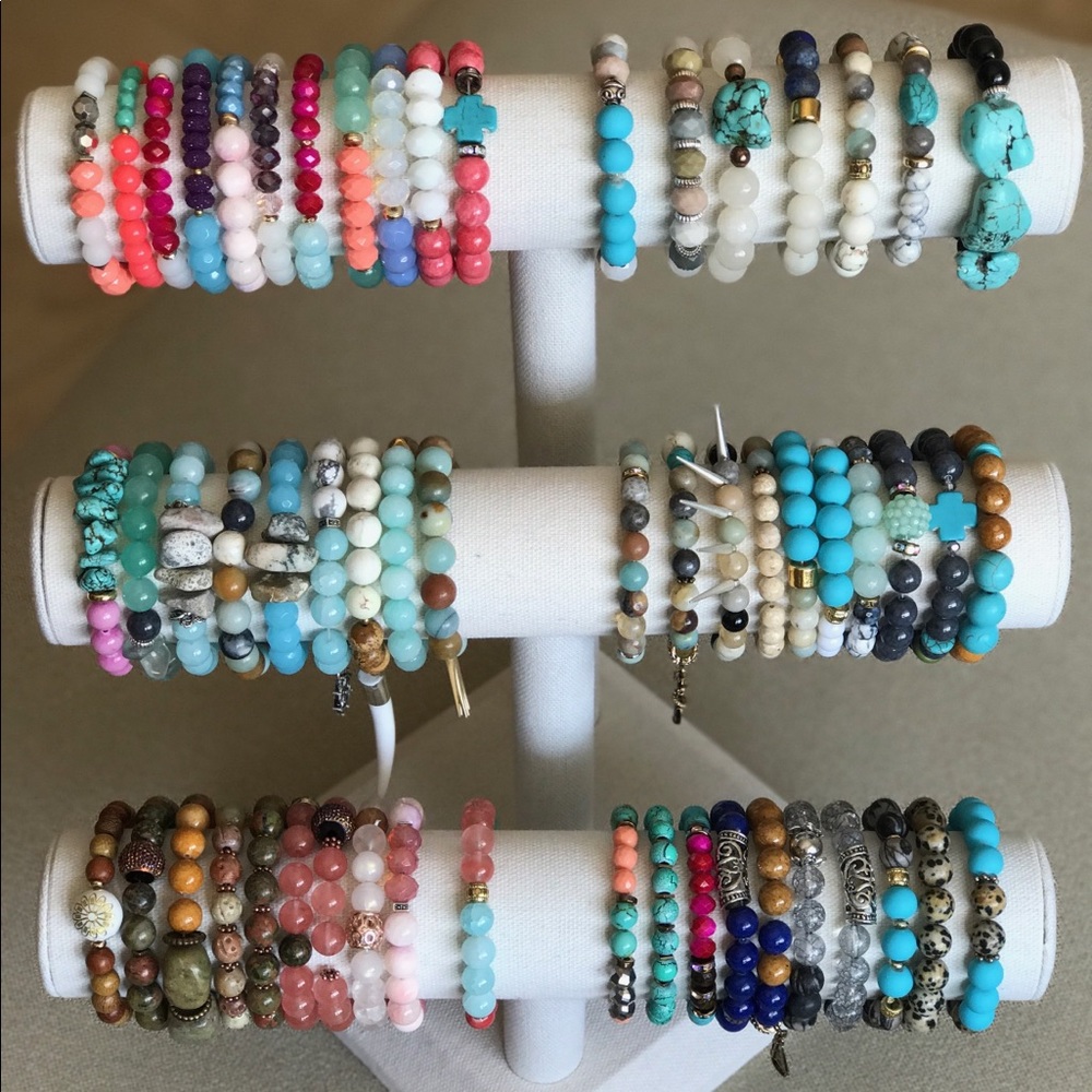 Handmade Stretch Beaded Bracelets