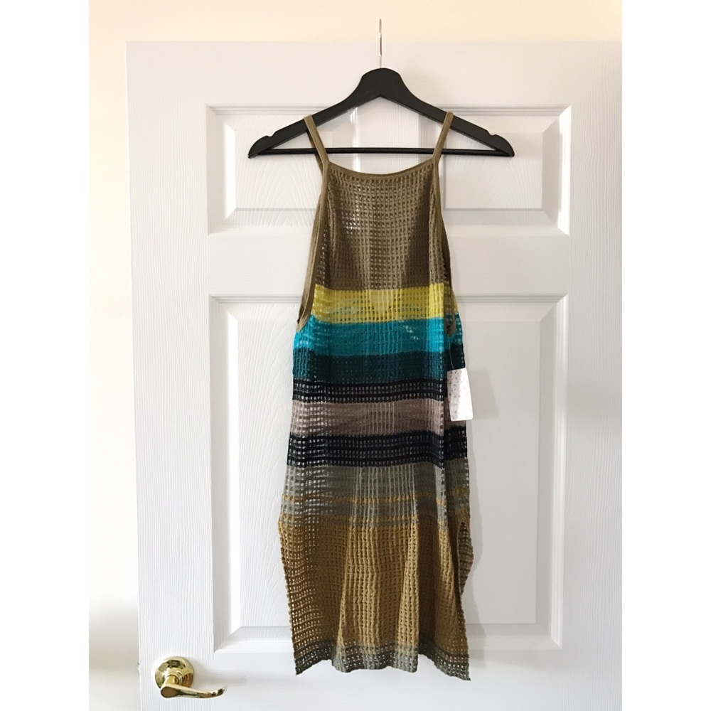 Free People Multi-color Mesh Tunic