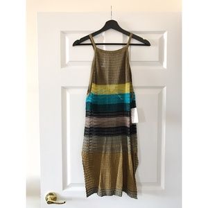 Free People Multi-color Mesh Tunic