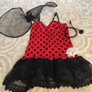 Halloween women's lady bug costume
