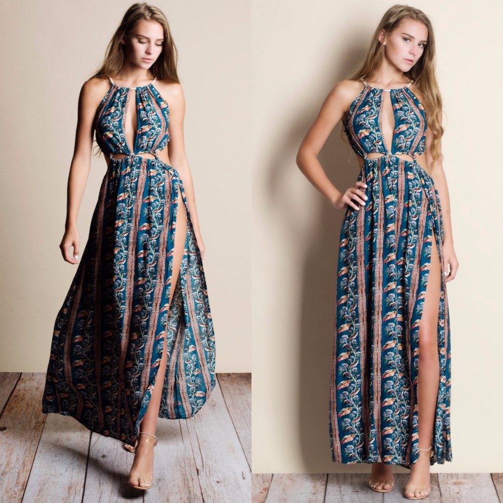 Cut Out Maxi Dress