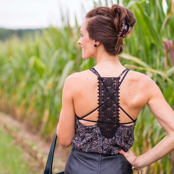 NWT crochet top
