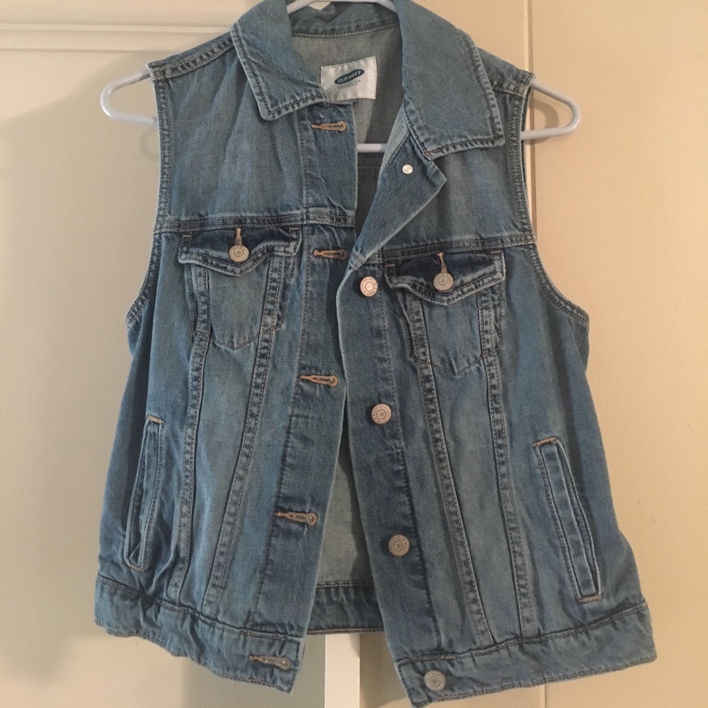 XS Old Navy denim vest