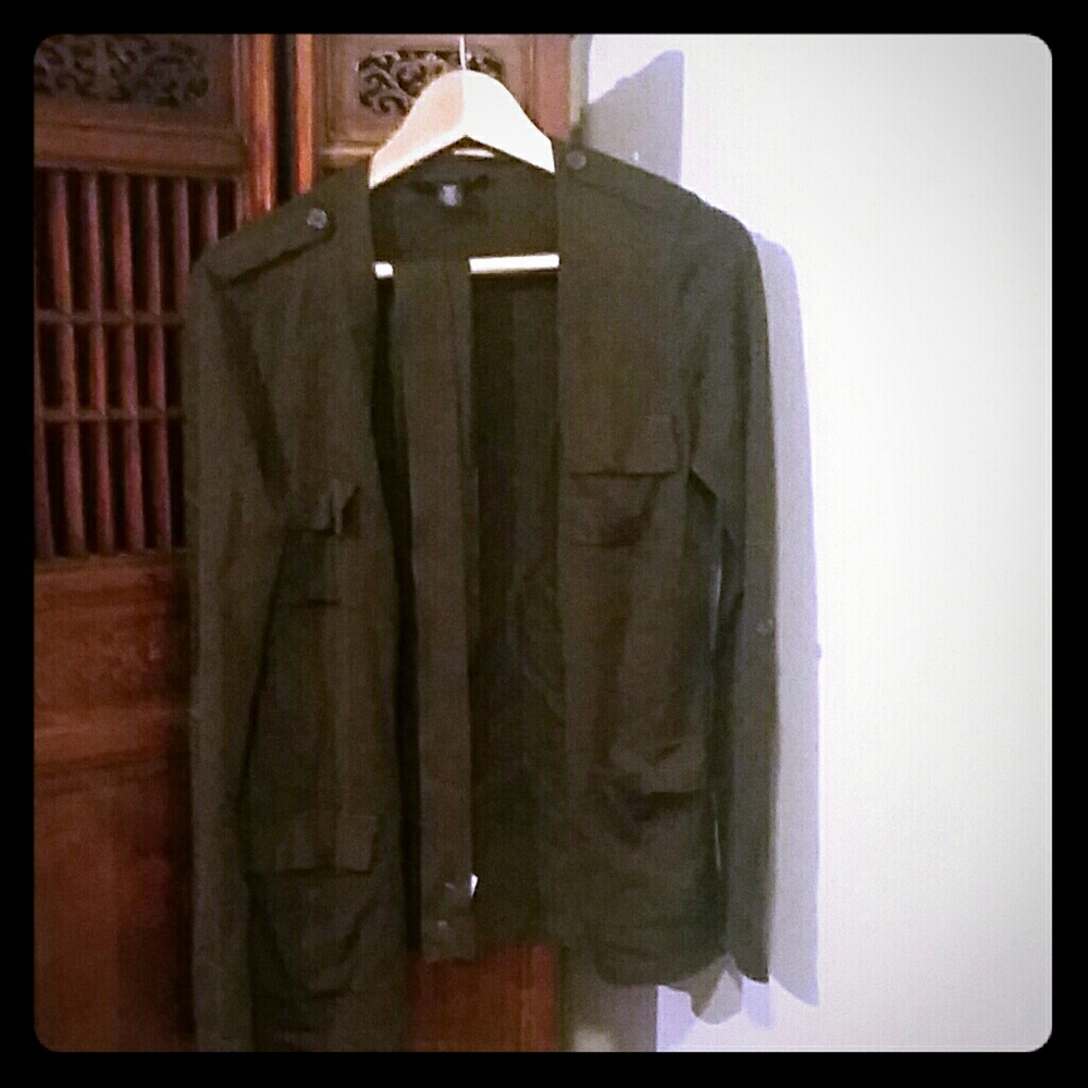 Great military style cardigan