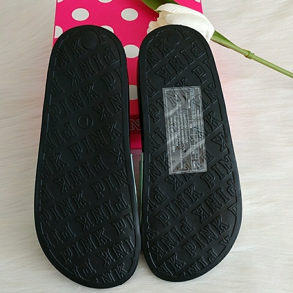 PINK VICTORIA'S SECRET SANDALS SIZE L ( 9 - 10). - Picture 4 of 5