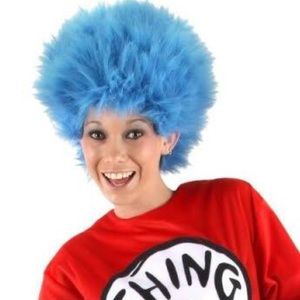 Adjustable Dr. Sues blue wig