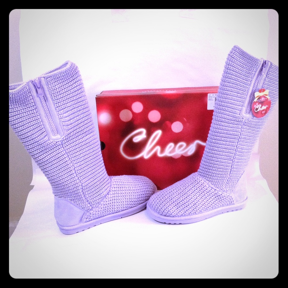 Sparkle Sweater Knit Boot Girls - Picture 6 of 8
