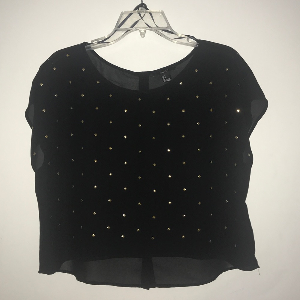 Black Crop Top🌟