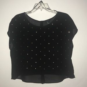 Black Crop Top🌟