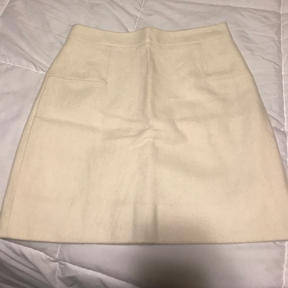 J.Crew wool mini skirt