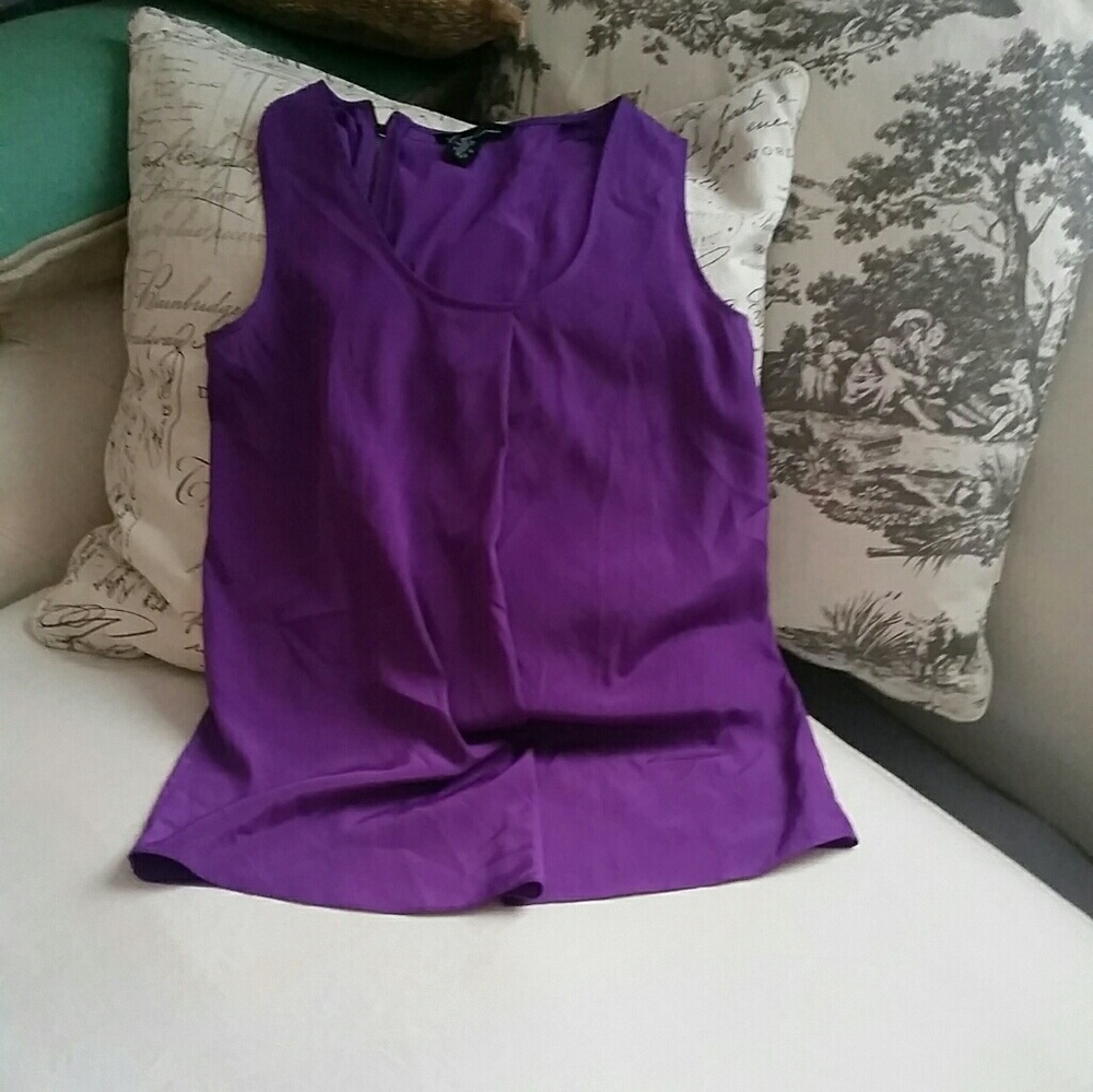 Amythest open back top