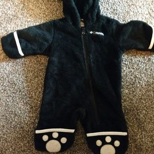 Columbia baby bear fleece snowsuit