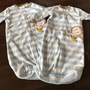 Carters sleep sacks, 2 in bundle! OS Carters sleep sacks, 2 in bundle! OS