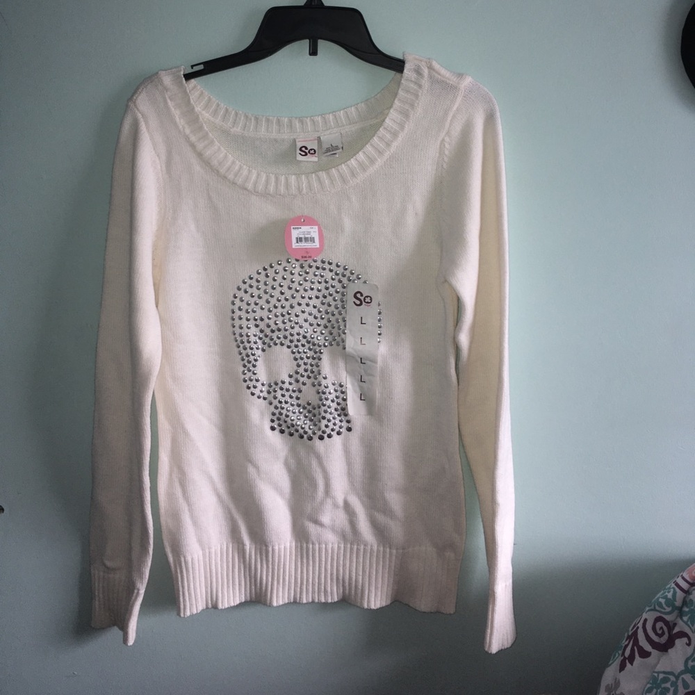 Large Skull Sweater