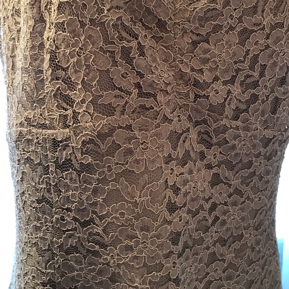 Talbots's Sz 16P lined lace shirt side zipper Gray - Picture 2 of 6