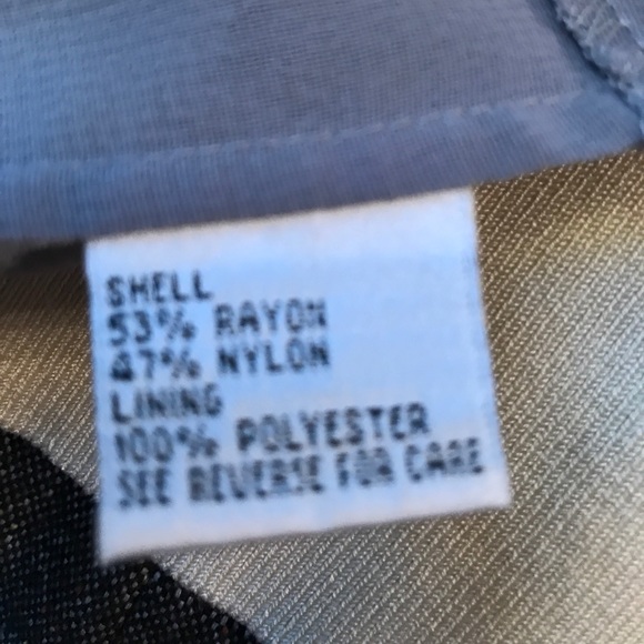 Talbots's Sz 16P lined lace shirt side zipper Gray - Picture 4 of 6