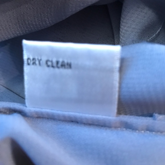 Talbots's Sz 16P lined lace shirt side zipper Gray - Picture 5 of 6