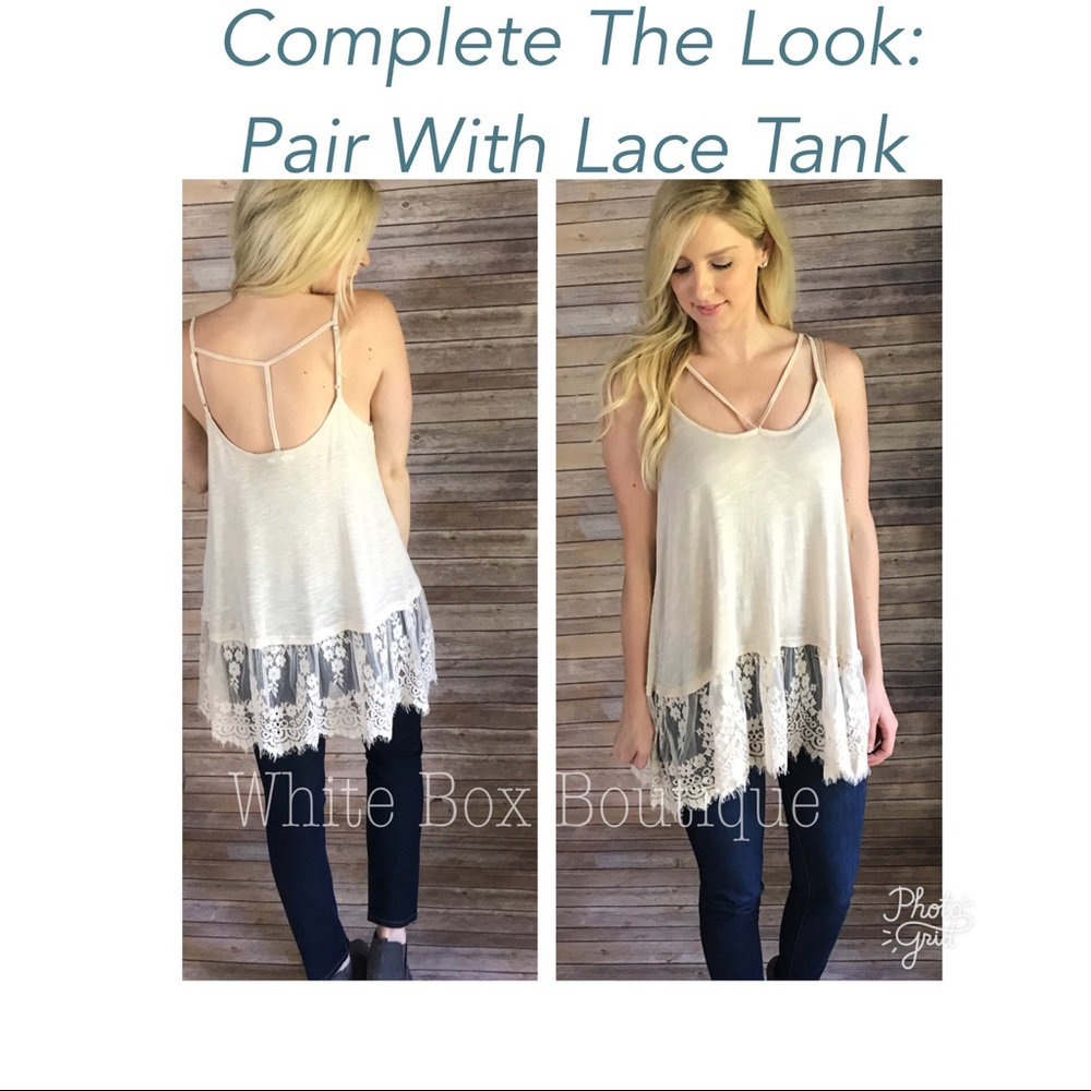 ‼️Sale‼️Olive Lace Knit - Picture 3 of 3