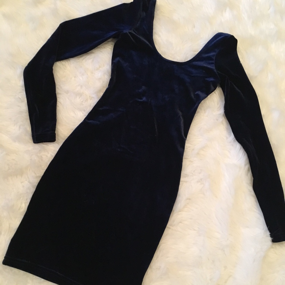 American apparel velvet dress