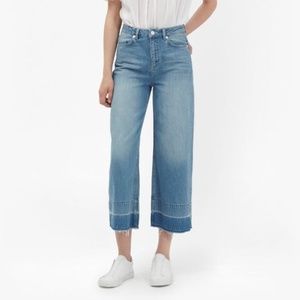 French Connection Wide Leg Crop Jeans