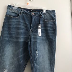 Max jeans boyfriend light wash NWT