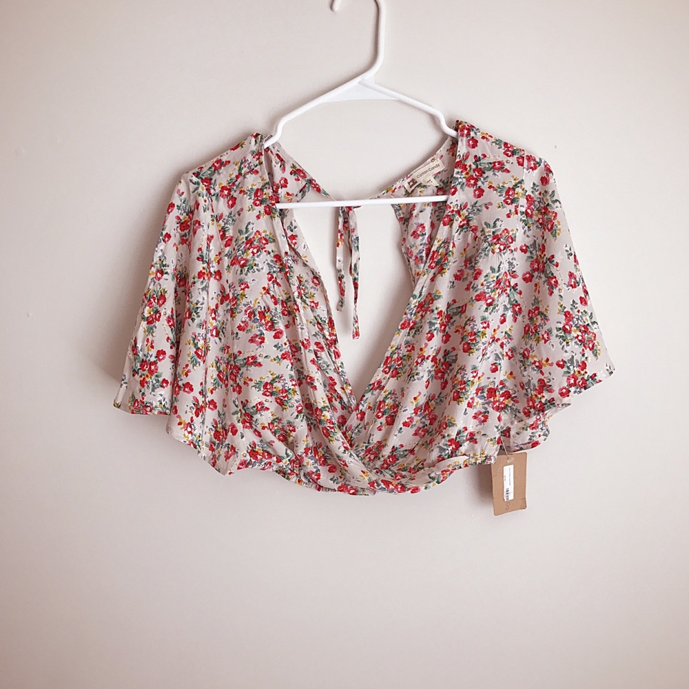 Floral crop top
