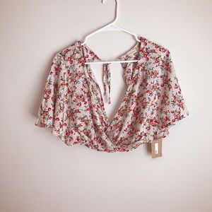 Floral crop top