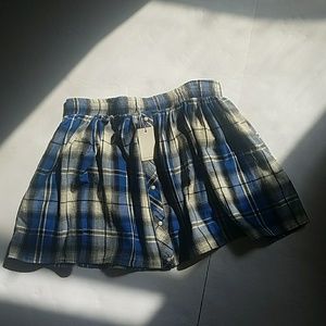 Plaid skater skirt