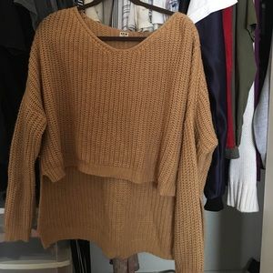 Nasty Gal knit long sleeve sweater