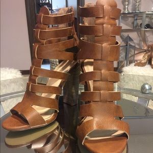Brown Strappy Sandals