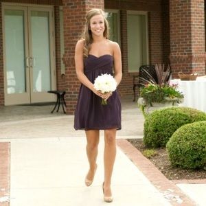 Beautiful Strapless Bill Levkoff cocktail dress!