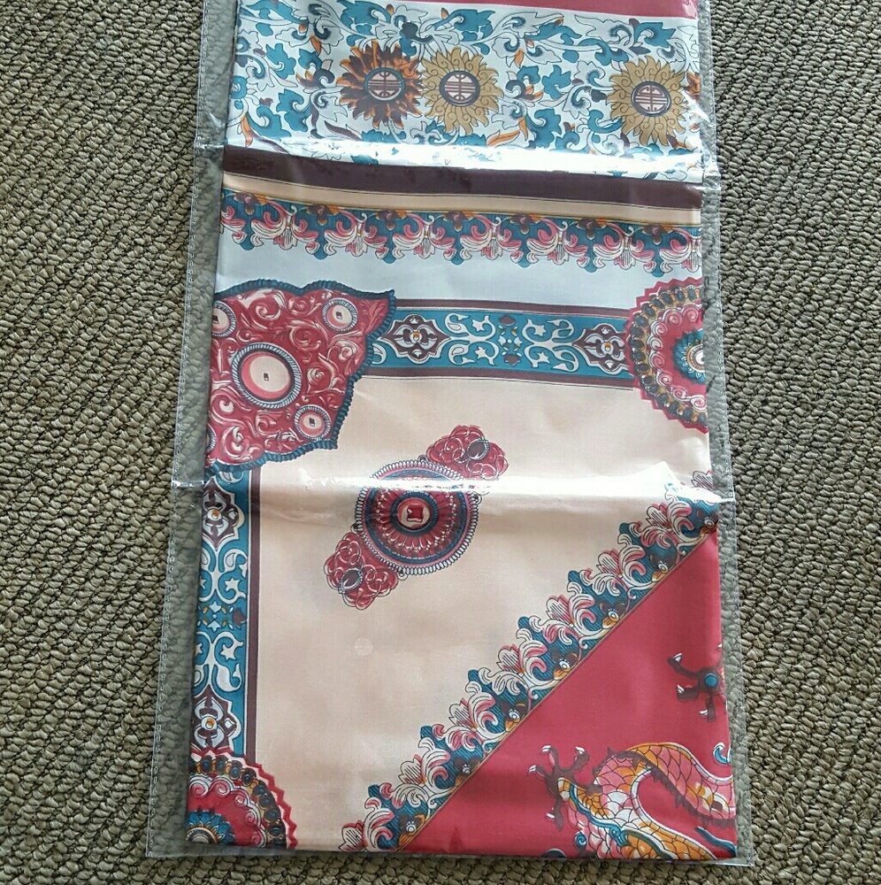 Satin Silk Square Scarf