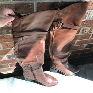 Knee High Leather Boots
