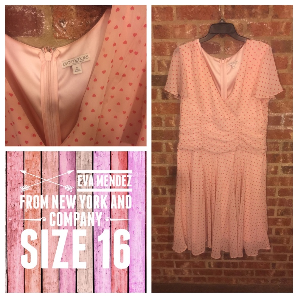 New York and company Valentine’s Day dress